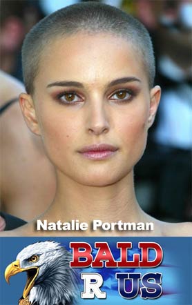 why was natalie portman bald