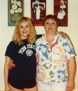 With my Mom in 1987