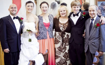 My son Brian's wedding day  