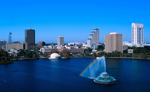 Lake Eola in downtown Orlando